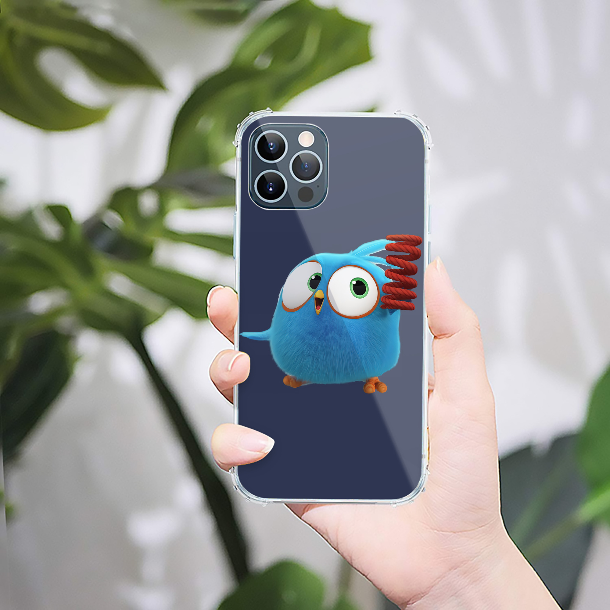 （画像用） Angry Birds アングリーバード 【iPhone 12シリーズ対応】透明スマホケース（クリアソフトケース）